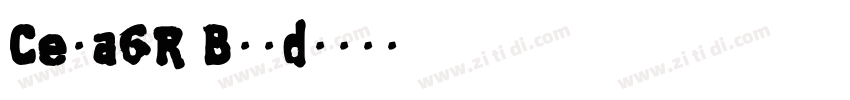 CeraGR Bold字体转换